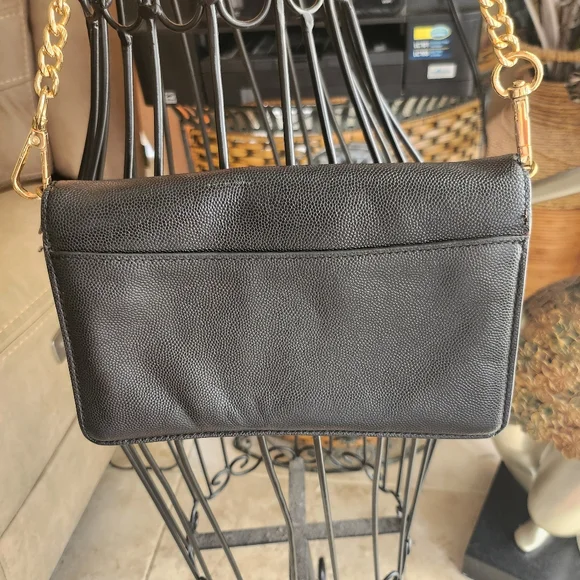 Coach Black Pebbled Leather Wristlet Clutch - Picture 3 of 9